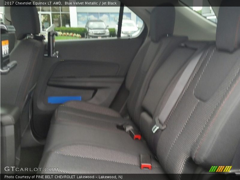 Blue Velvet Metallic / Jet Black 2017 Chevrolet Equinox LT AWD