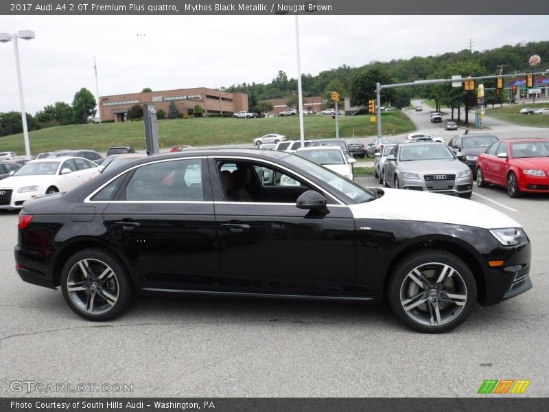 Mythos Black Metallic / Nougat Brown 2017 Audi A4 2.0T Premium Plus quattro