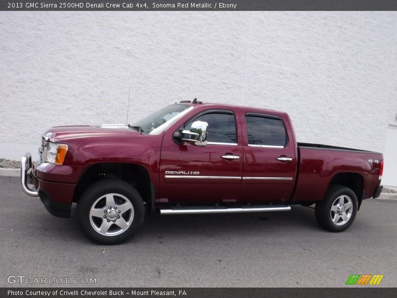 Sonoma Red Metallic / Ebony 2013 GMC Sierra 2500HD Denali Crew Cab 4x4