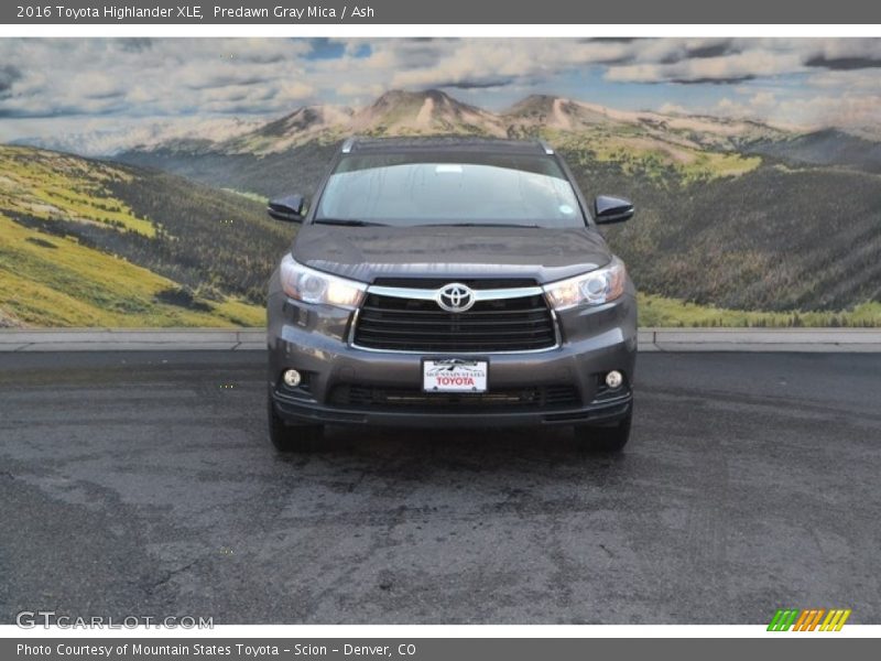 Predawn Gray Mica / Ash 2016 Toyota Highlander XLE