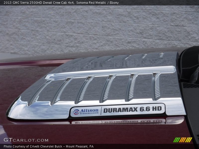 Sonoma Red Metallic / Ebony 2013 GMC Sierra 2500HD Denali Crew Cab 4x4