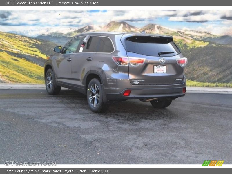 Predawn Gray Mica / Ash 2016 Toyota Highlander XLE