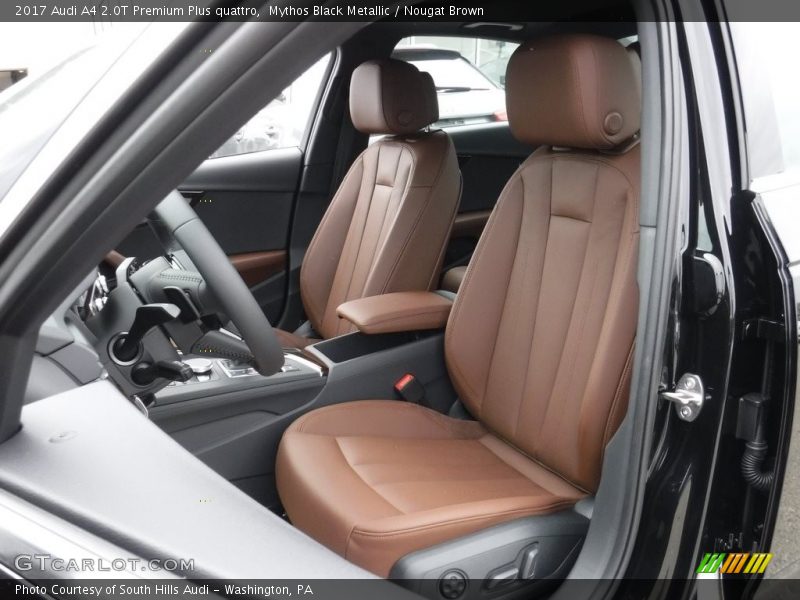 Mythos Black Metallic / Nougat Brown 2017 Audi A4 2.0T Premium Plus quattro