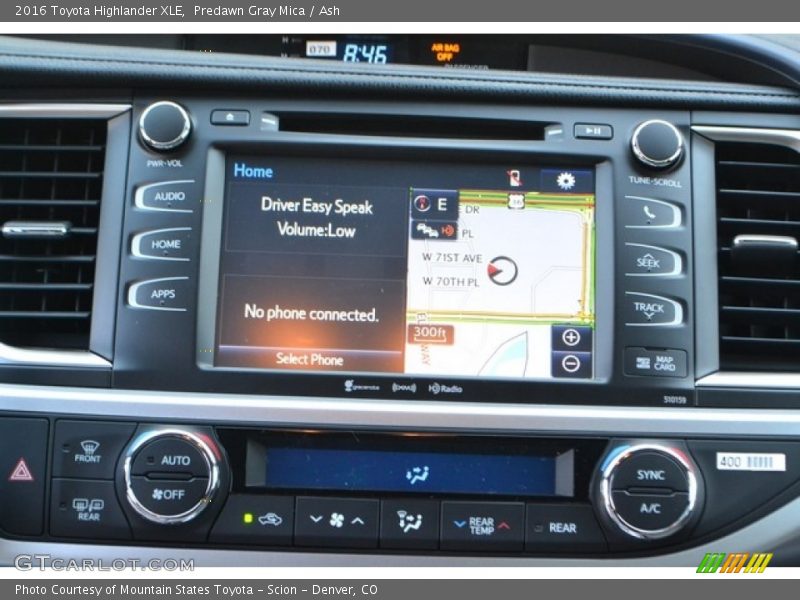 Predawn Gray Mica / Ash 2016 Toyota Highlander XLE