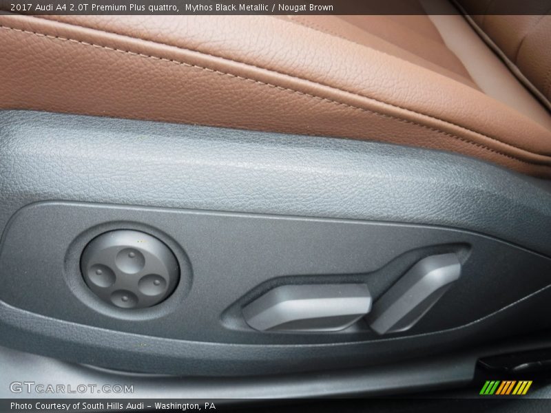 Mythos Black Metallic / Nougat Brown 2017 Audi A4 2.0T Premium Plus quattro
