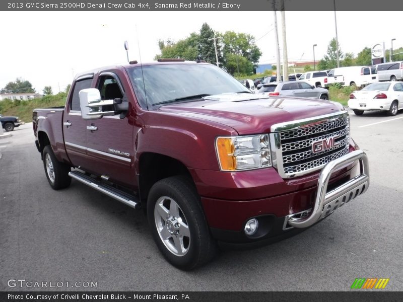 Sonoma Red Metallic / Ebony 2013 GMC Sierra 2500HD Denali Crew Cab 4x4