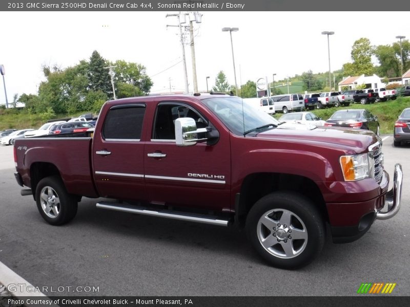 Sonoma Red Metallic / Ebony 2013 GMC Sierra 2500HD Denali Crew Cab 4x4