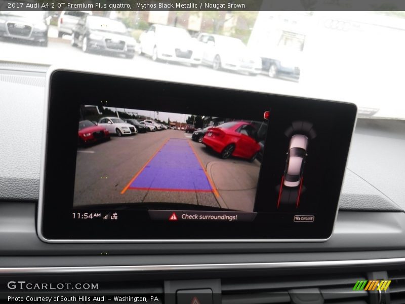 Mythos Black Metallic / Nougat Brown 2017 Audi A4 2.0T Premium Plus quattro
