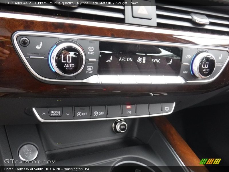 Mythos Black Metallic / Nougat Brown 2017 Audi A4 2.0T Premium Plus quattro
