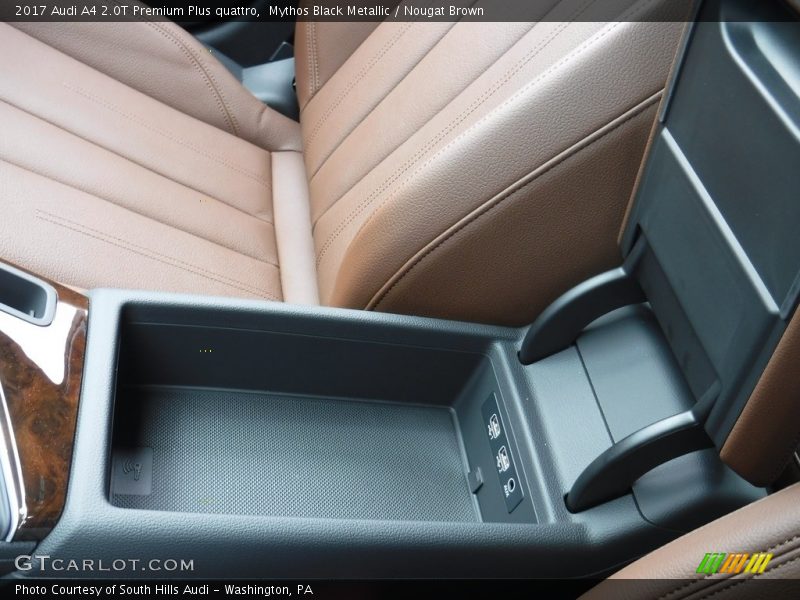 Mythos Black Metallic / Nougat Brown 2017 Audi A4 2.0T Premium Plus quattro