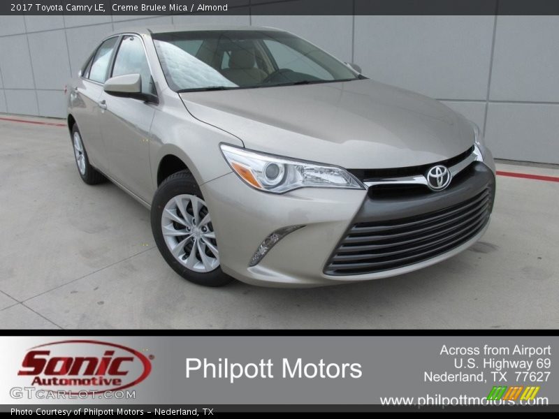 Creme Brulee Mica / Almond 2017 Toyota Camry LE