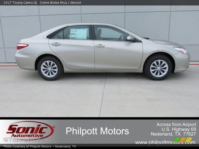 Creme Brulee Mica / Almond 2017 Toyota Camry LE