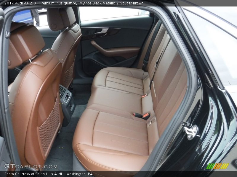 Mythos Black Metallic / Nougat Brown 2017 Audi A4 2.0T Premium Plus quattro