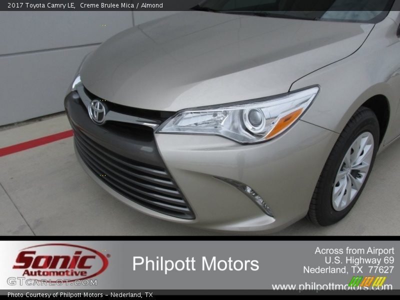 Creme Brulee Mica / Almond 2017 Toyota Camry LE