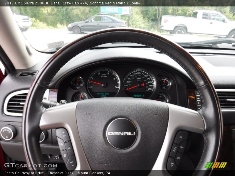 Sonoma Red Metallic / Ebony 2013 GMC Sierra 2500HD Denali Crew Cab 4x4