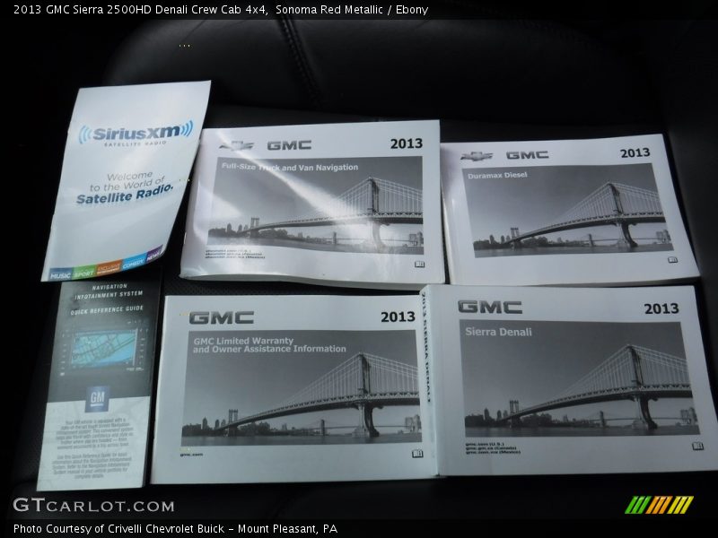 Sonoma Red Metallic / Ebony 2013 GMC Sierra 2500HD Denali Crew Cab 4x4