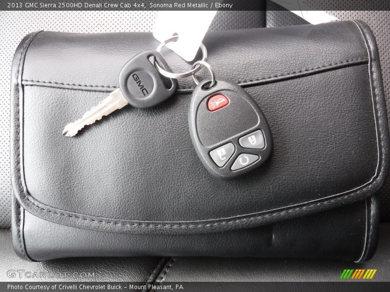 Sonoma Red Metallic / Ebony 2013 GMC Sierra 2500HD Denali Crew Cab 4x4