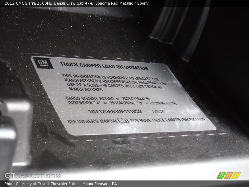 Sonoma Red Metallic / Ebony 2013 GMC Sierra 2500HD Denali Crew Cab 4x4