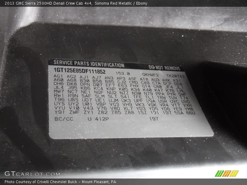 Sonoma Red Metallic / Ebony 2013 GMC Sierra 2500HD Denali Crew Cab 4x4