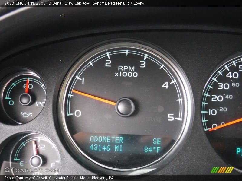 Sonoma Red Metallic / Ebony 2013 GMC Sierra 2500HD Denali Crew Cab 4x4
