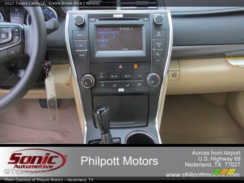 Creme Brulee Mica / Almond 2017 Toyota Camry LE