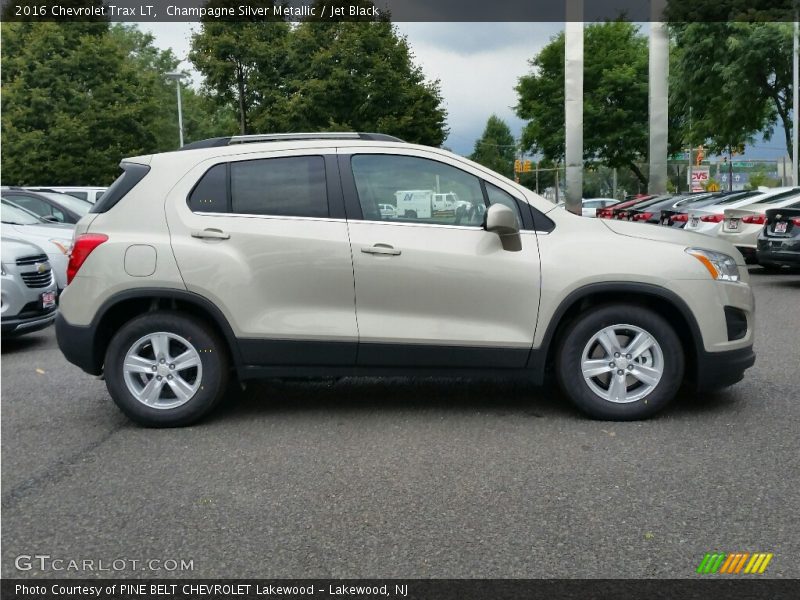 Champagne Silver Metallic / Jet Black 2016 Chevrolet Trax LT