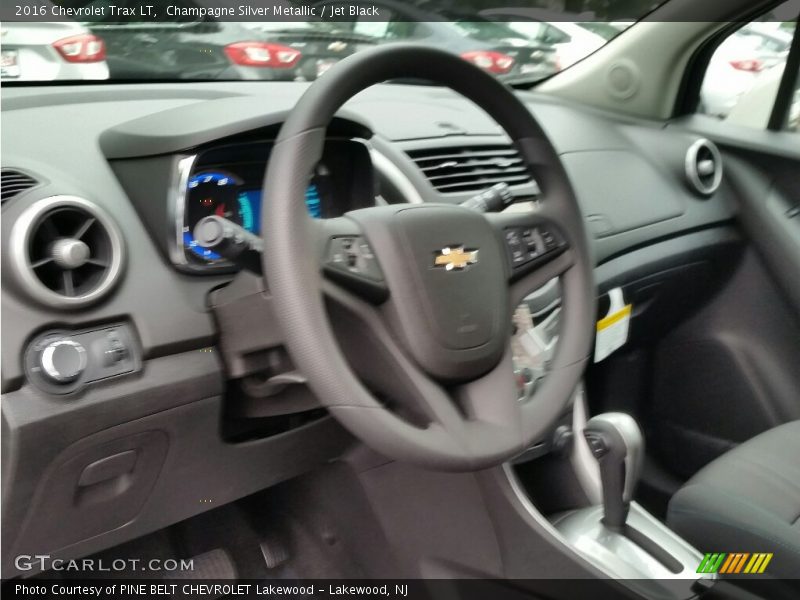 Champagne Silver Metallic / Jet Black 2016 Chevrolet Trax LT