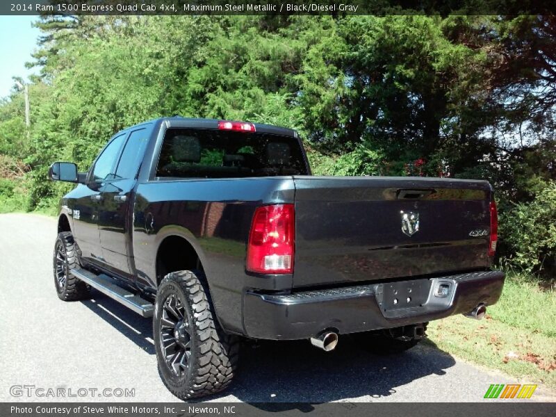 Maximum Steel Metallic / Black/Diesel Gray 2014 Ram 1500 Express Quad Cab 4x4