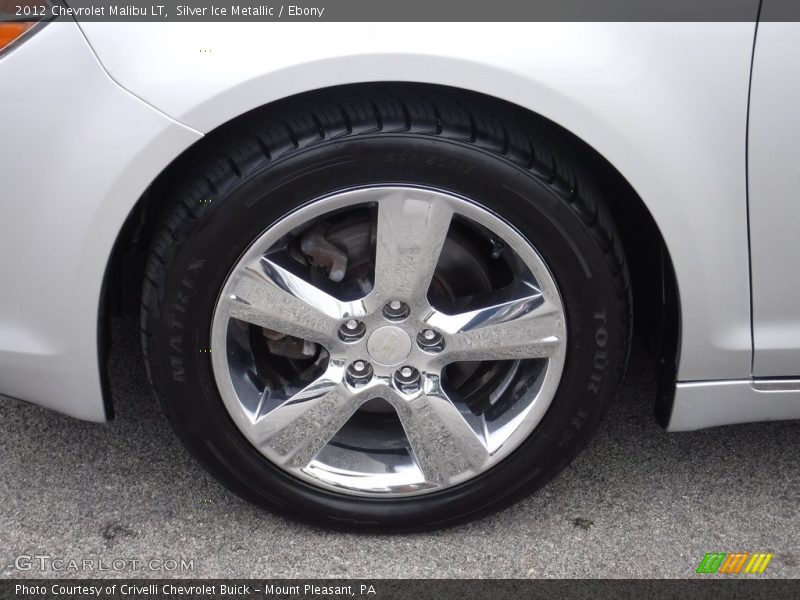 Silver Ice Metallic / Ebony 2012 Chevrolet Malibu LT