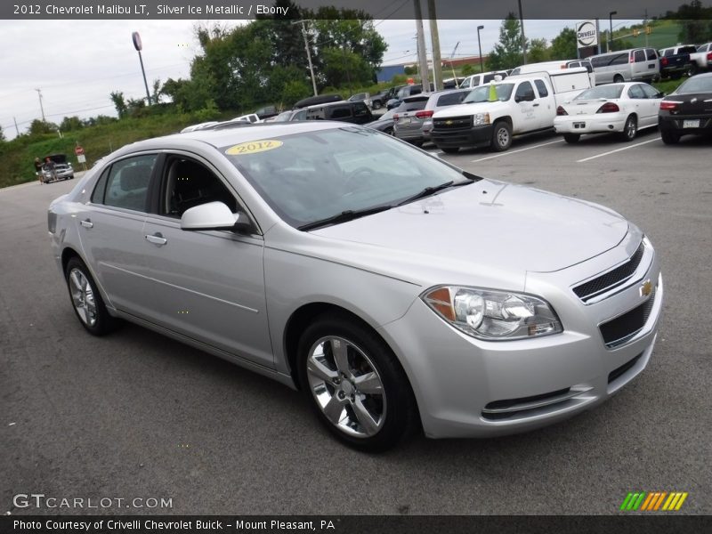 Silver Ice Metallic / Ebony 2012 Chevrolet Malibu LT