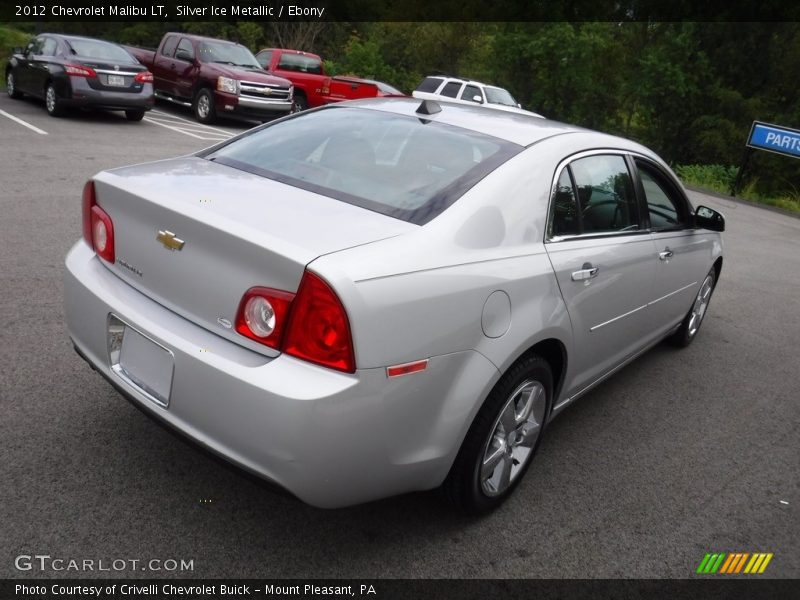 Silver Ice Metallic / Ebony 2012 Chevrolet Malibu LT