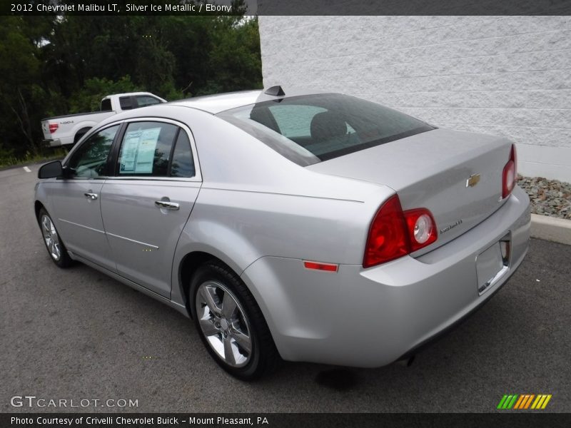 Silver Ice Metallic / Ebony 2012 Chevrolet Malibu LT