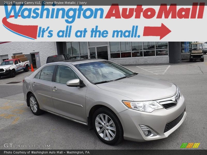 Creme Brulee Metallic / Ivory 2014 Toyota Camry XLE