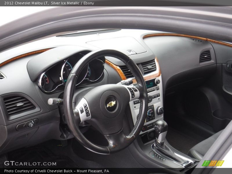 Silver Ice Metallic / Ebony 2012 Chevrolet Malibu LT