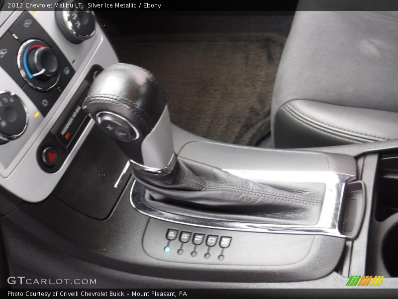 Silver Ice Metallic / Ebony 2012 Chevrolet Malibu LT