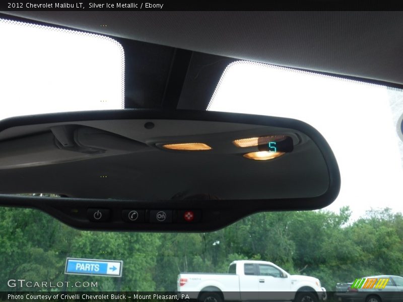 Silver Ice Metallic / Ebony 2012 Chevrolet Malibu LT