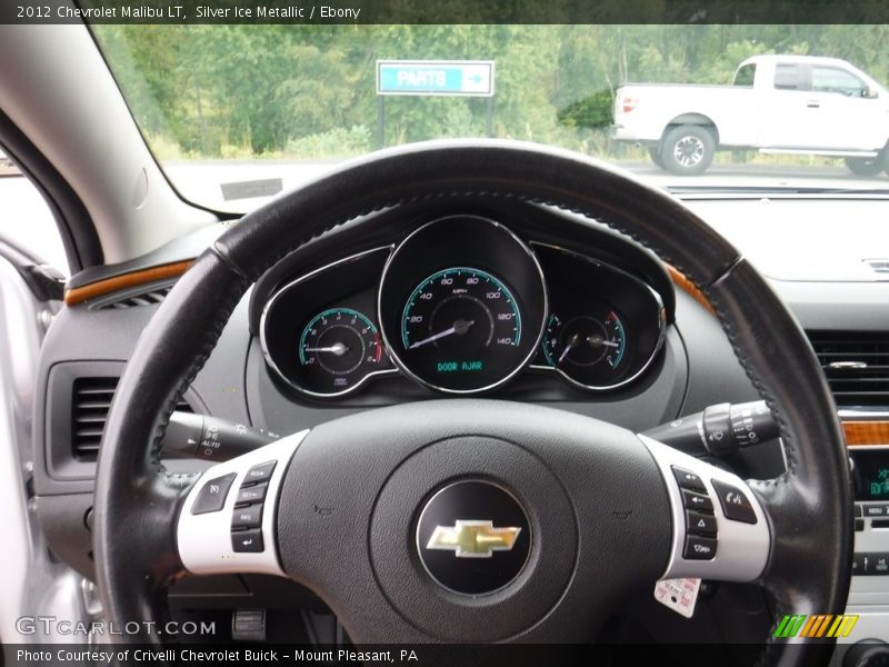 Silver Ice Metallic / Ebony 2012 Chevrolet Malibu LT