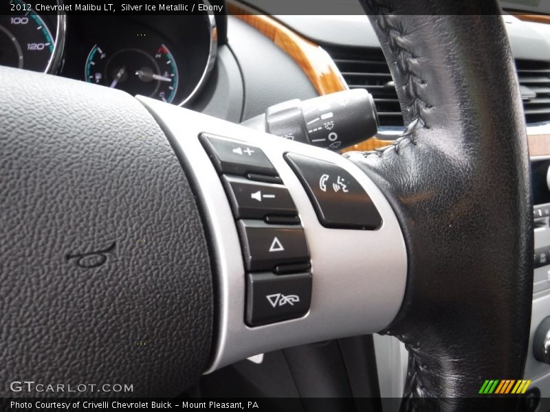 Silver Ice Metallic / Ebony 2012 Chevrolet Malibu LT