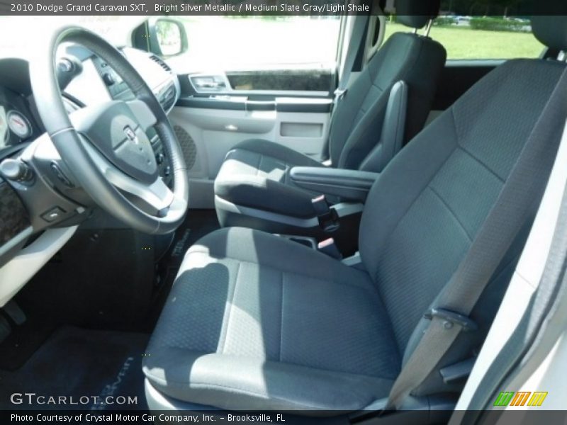 Bright Silver Metallic / Medium Slate Gray/Light Shale 2010 Dodge Grand Caravan SXT