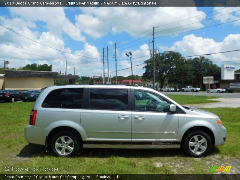 Bright Silver Metallic / Medium Slate Gray/Light Shale 2010 Dodge Grand Caravan SXT