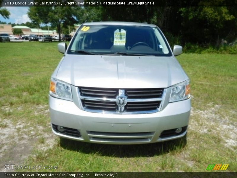 Bright Silver Metallic / Medium Slate Gray/Light Shale 2010 Dodge Grand Caravan SXT