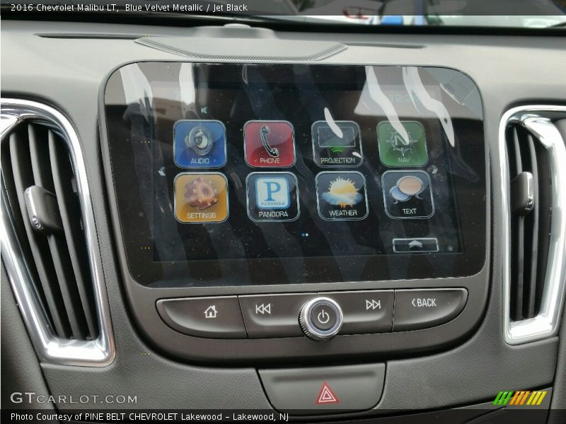 Blue Velvet Metallic / Jet Black 2016 Chevrolet Malibu LT