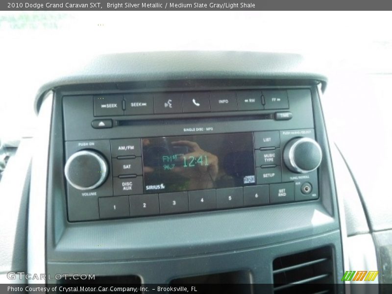 Bright Silver Metallic / Medium Slate Gray/Light Shale 2010 Dodge Grand Caravan SXT