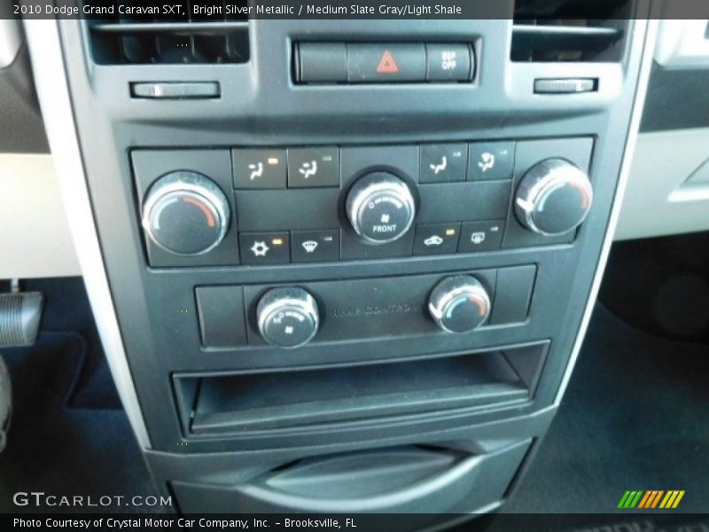 Bright Silver Metallic / Medium Slate Gray/Light Shale 2010 Dodge Grand Caravan SXT