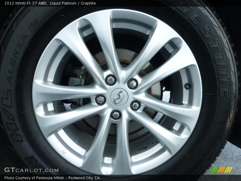 Liquid Platinum / Graphite 2013 Infiniti FX 37 AWD