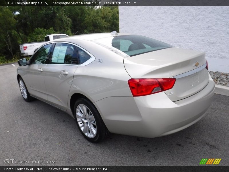 Champagne Silver Metallic / Jet Black/Dark Titanium 2014 Chevrolet Impala LS