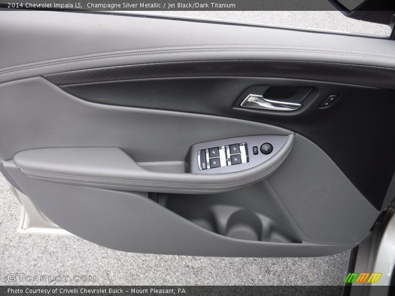 Champagne Silver Metallic / Jet Black/Dark Titanium 2014 Chevrolet Impala LS