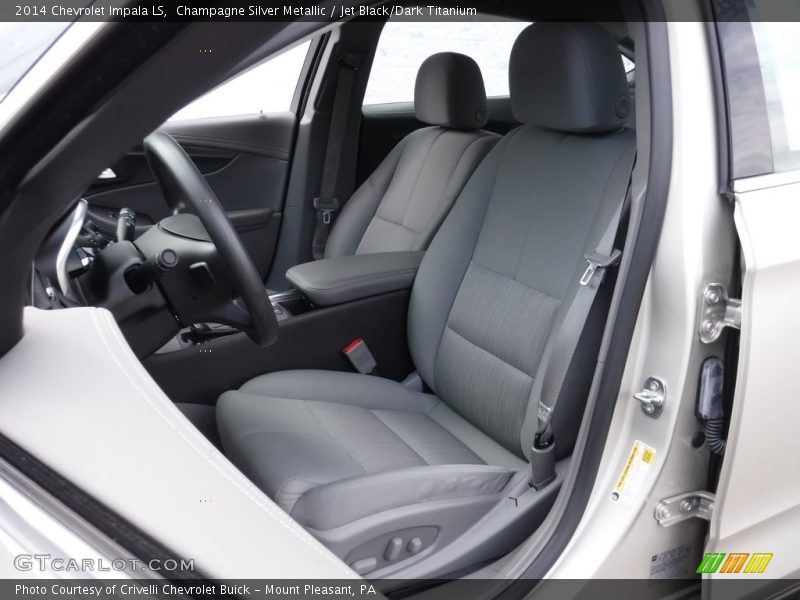 Champagne Silver Metallic / Jet Black/Dark Titanium 2014 Chevrolet Impala LS