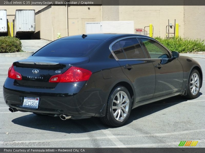 Black Obsidian / Graphite 2008 Infiniti G 35 Journey Sedan