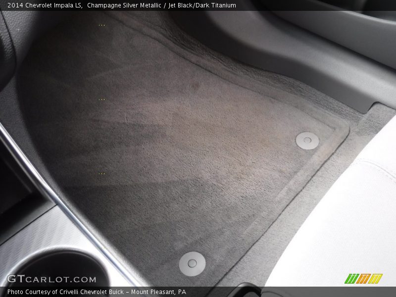 Champagne Silver Metallic / Jet Black/Dark Titanium 2014 Chevrolet Impala LS